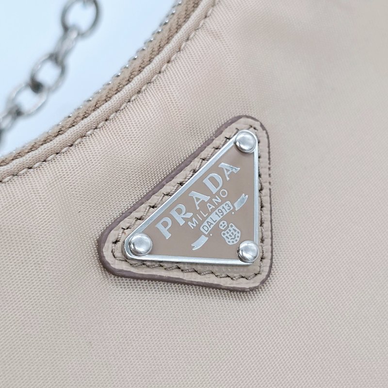 【週末特價 星期一回復原價】PRADA Hobo Mini 三合一|可拆鏈條+肩帶|尼龍包超輕|盒子+保卡-4