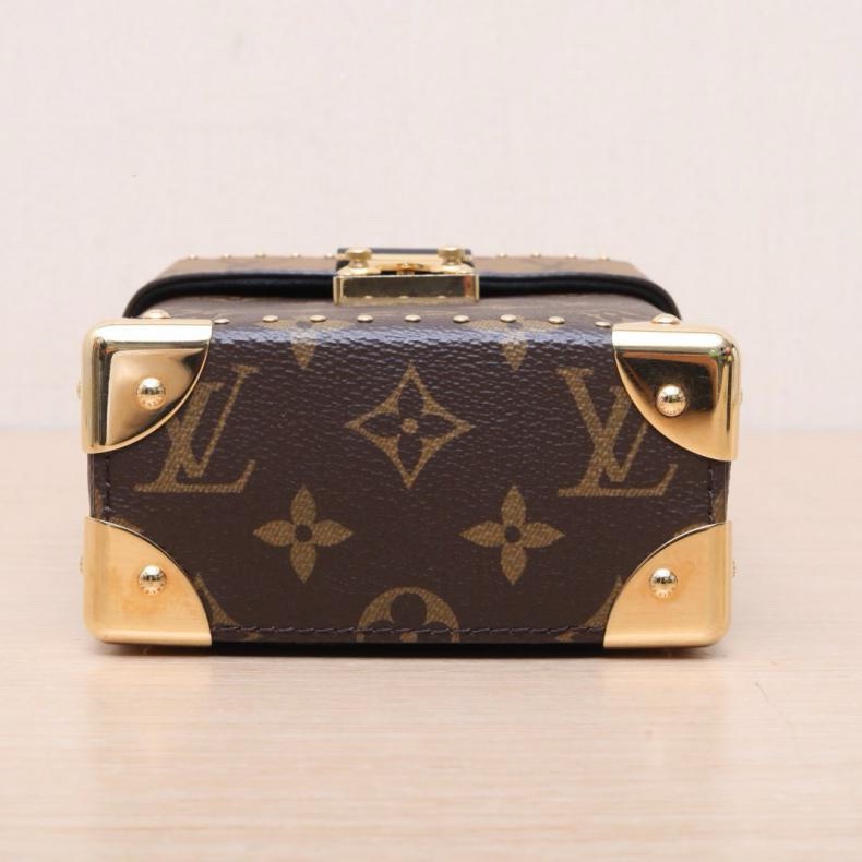 LOUIS VUITTON(路易威登) CAMERA BOX 相機盒子包 拼色 PVC 晶片 老花-3
