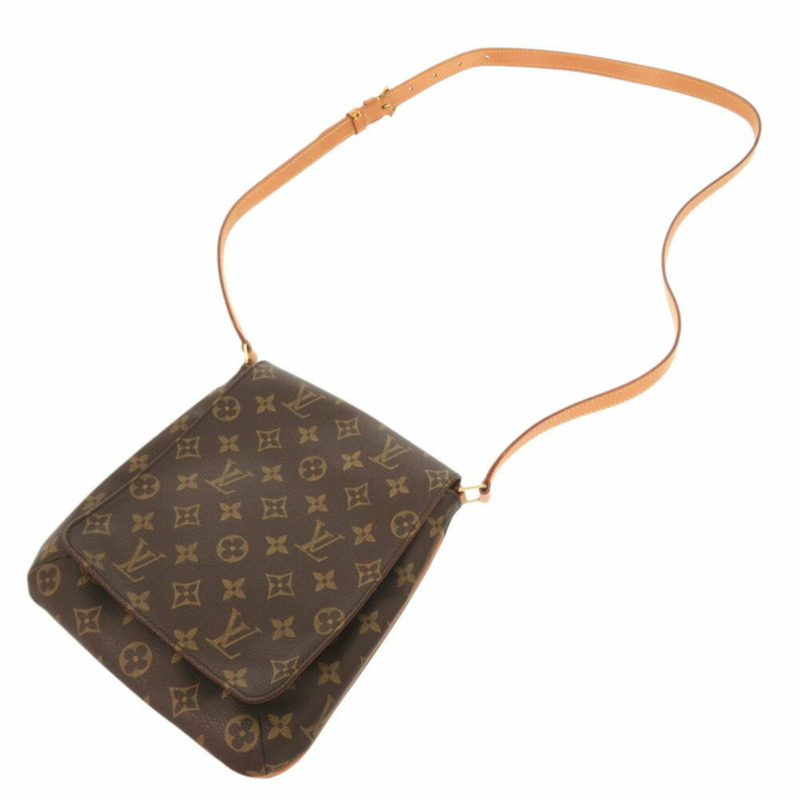 Louis Vuitton 長肩帶 Musette Salsa Monogram M51387 棕色單肩包 LV 0264LOUIS VUITTON-4