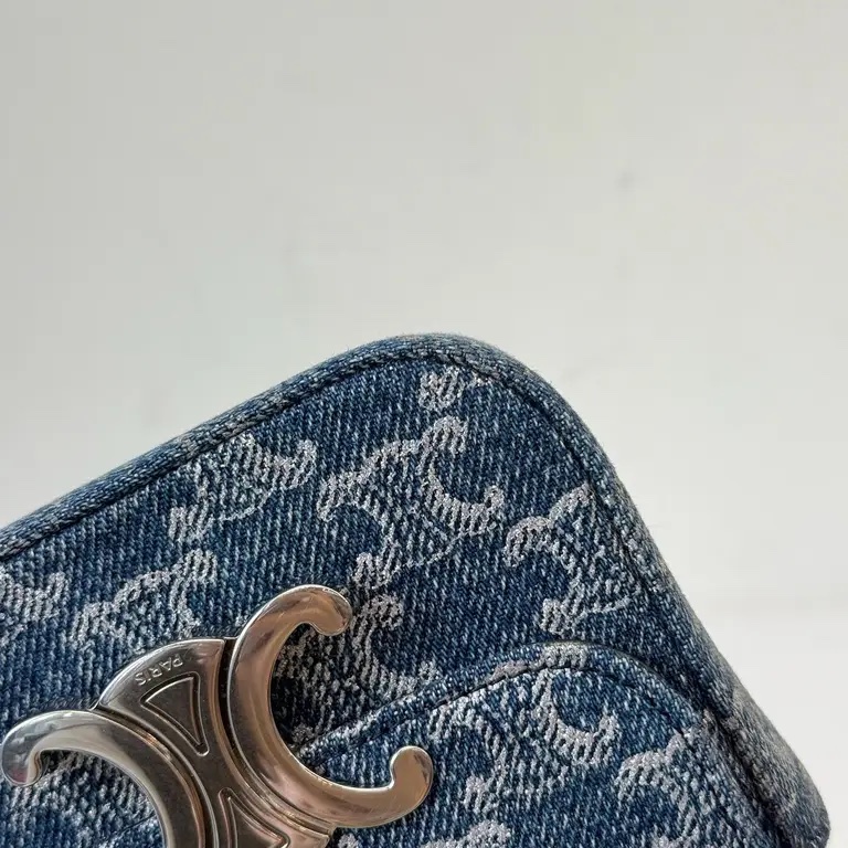 Celine 牛仔迷你牛仔斜背包-9