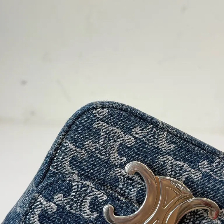 Celine 牛仔迷你牛仔斜背包-10