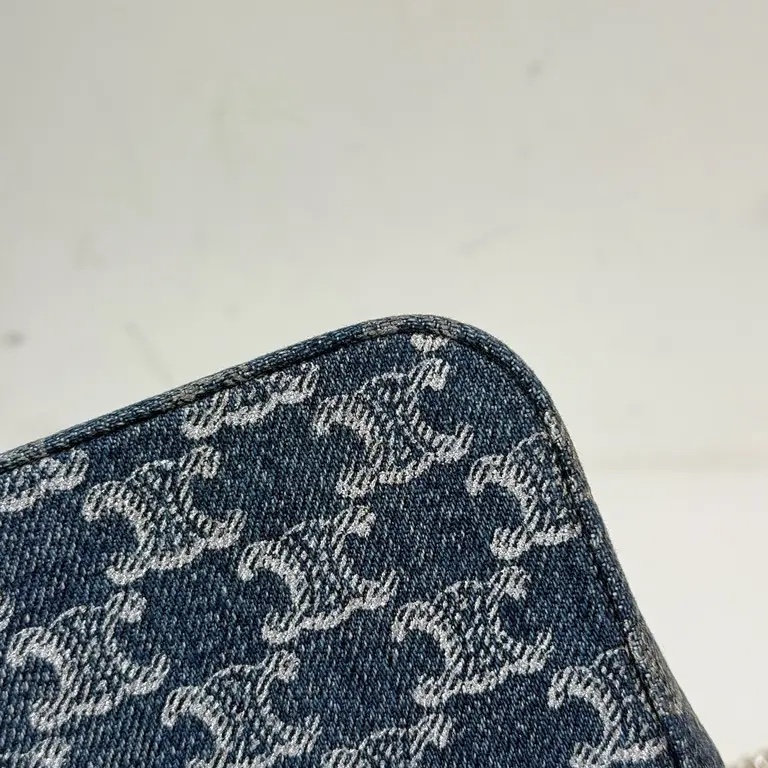 Celine 牛仔迷你牛仔斜背包-11