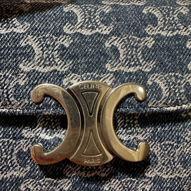 Celine 牛仔迷你牛仔斜背包-13