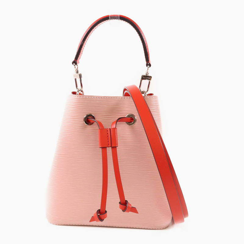 LOUIS VUITTON Epi Neo Noe BB銀扣手挽肩背兩用袋/Rose Ballerine-0