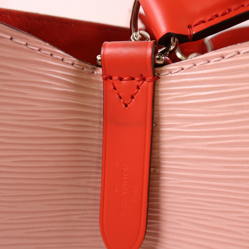 LOUIS VUITTON Epi Neo Noe BB銀扣手挽肩背兩用袋/Rose Ballerine-18