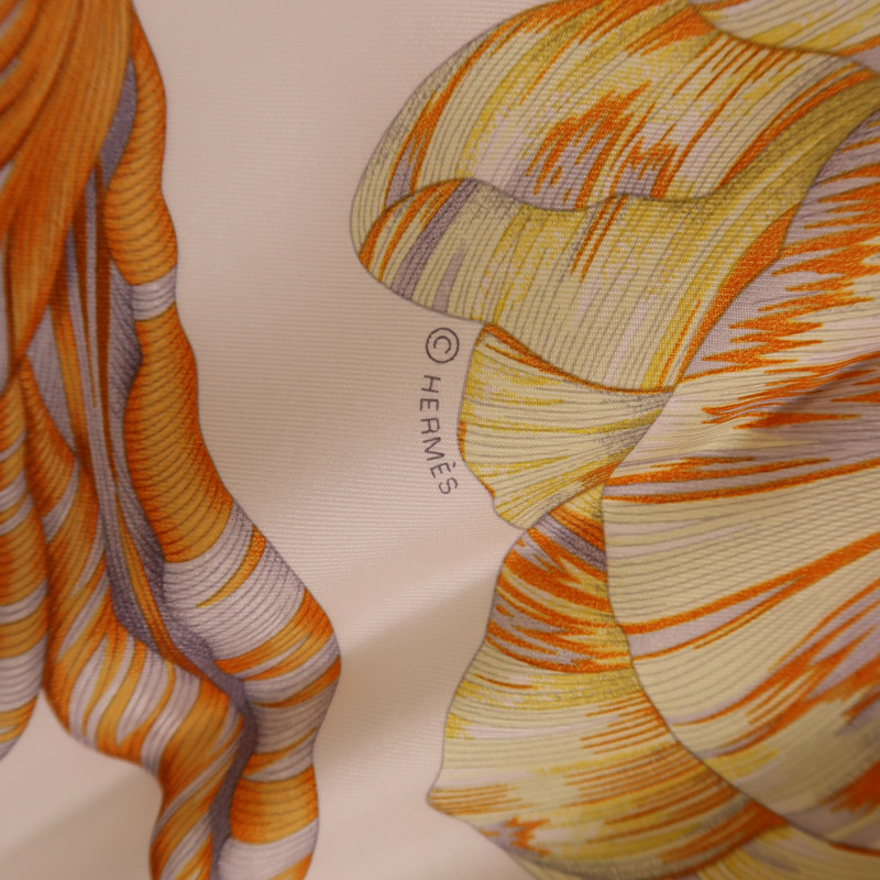 HERMES 絲質Scarf 90X90絲巾-8