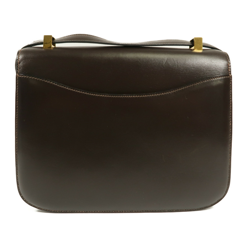 HERMES Box Calf皮革Constance 23金扣肩背袋-1