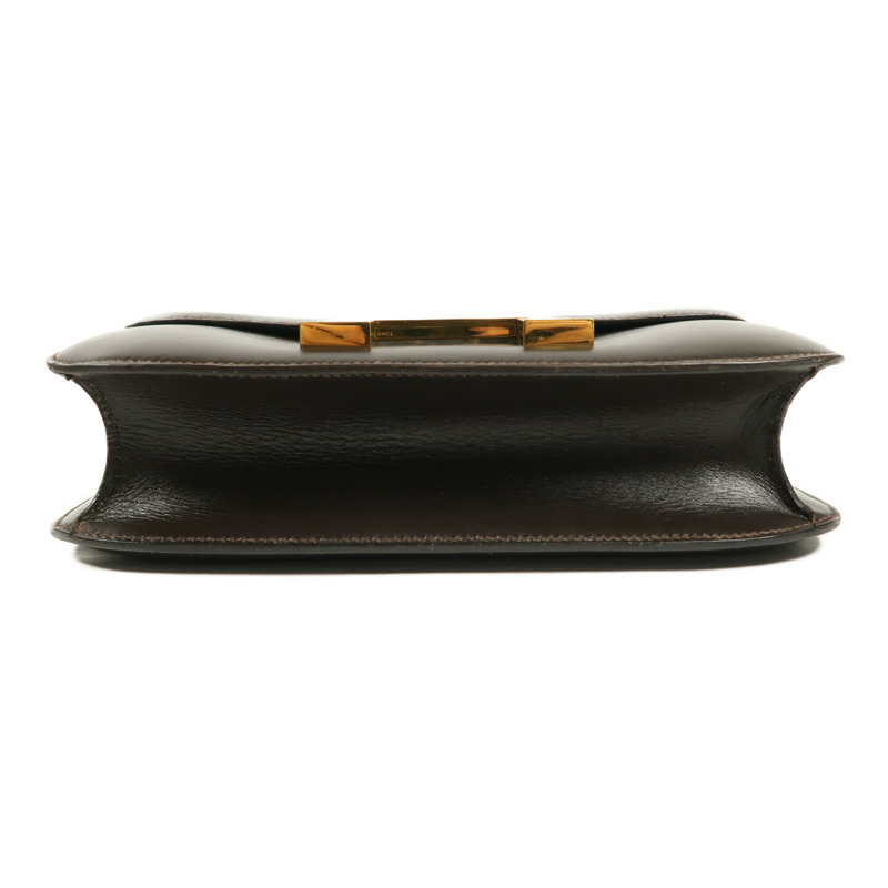 HERMES Box Calf皮革Constance 23金扣肩背袋-3