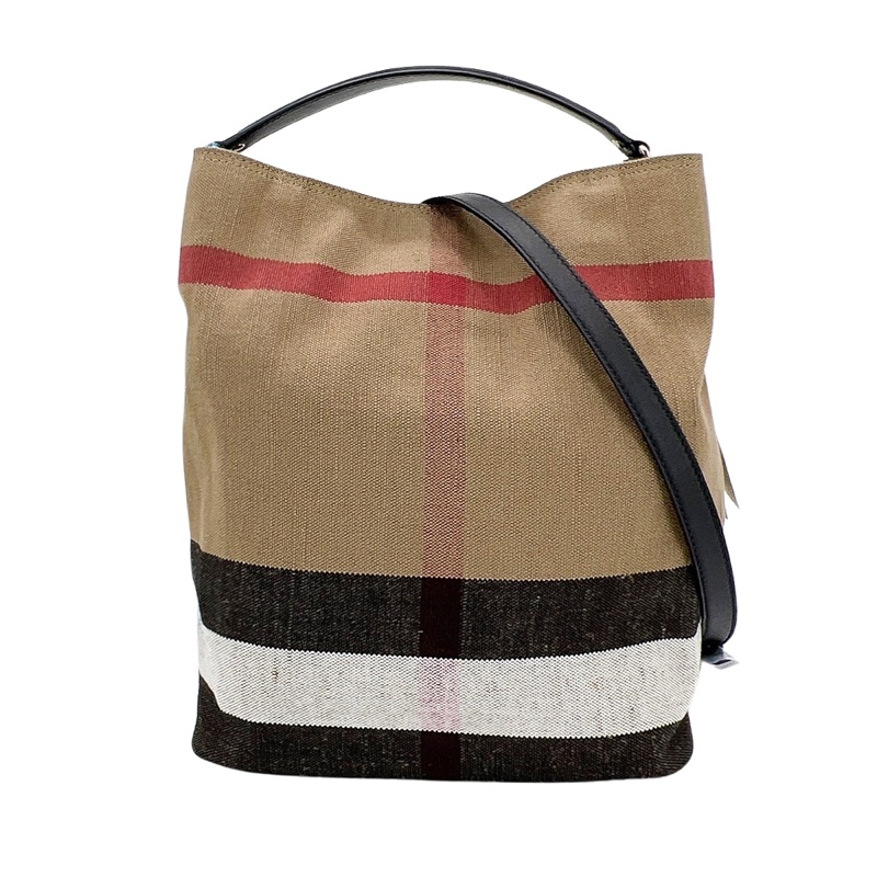 Burberry 帆布水桶包-0