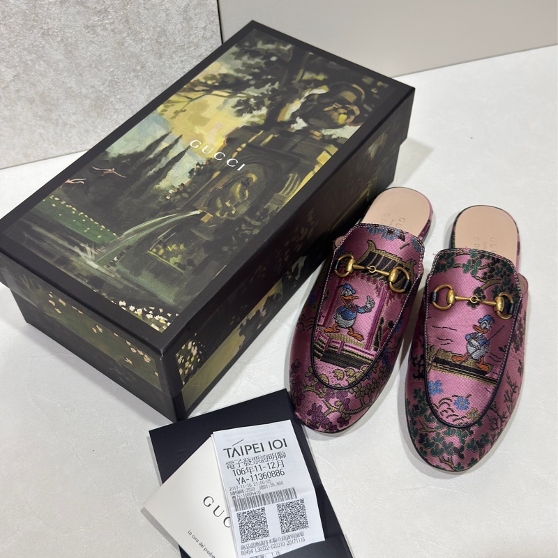 Gucci 唐老鴨懶人拖-0