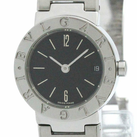 BVLGARI BVLGARI-BVLGARI 鋼石英女錶 BB23SSD 拋光