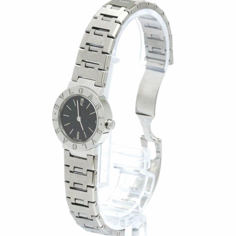 BVLGARI BVLGARI-BVLGARI 鋼石英女錶 BB23SSD 拋光-1