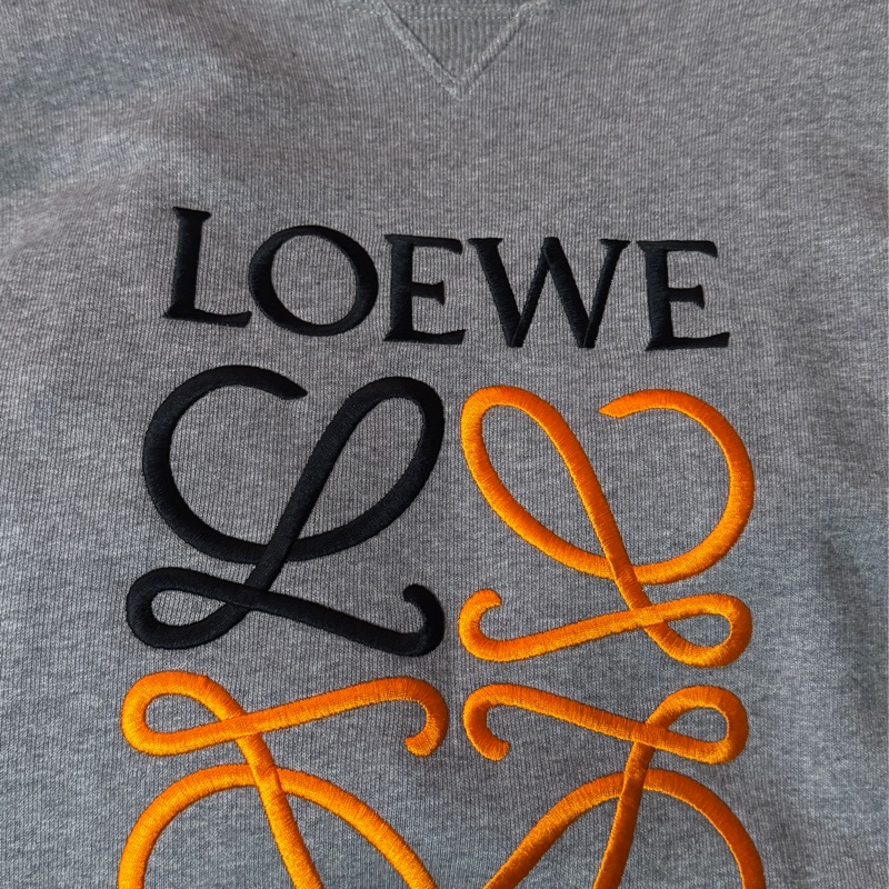 Loewe Anagram embroidered sweatshirt in cotton-2