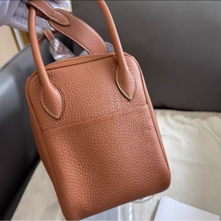 Hermes lindy 26 金棕金扣 全新原模還在 配件塵袋盒子-2