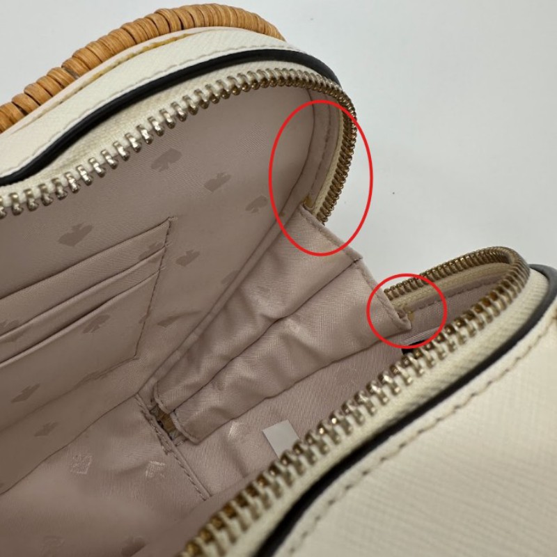 Kate spade 竹編愛心包-14