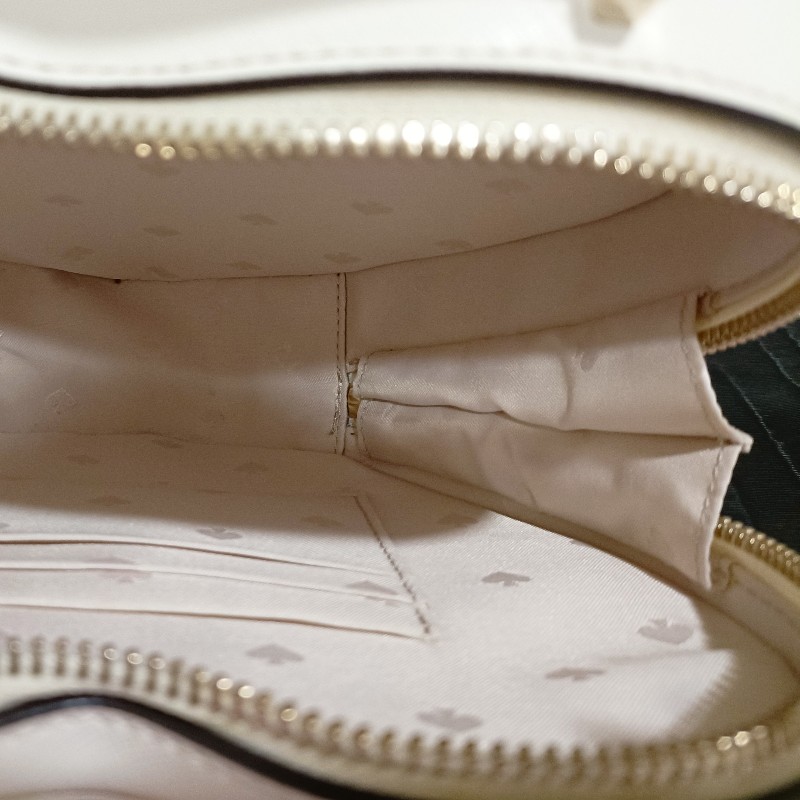 Kate spade 竹編愛心包-17