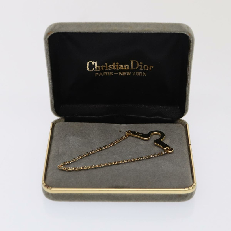 【日本直送】Christian Dior 領帶鏈 金屬 金色 正品 85891-7
