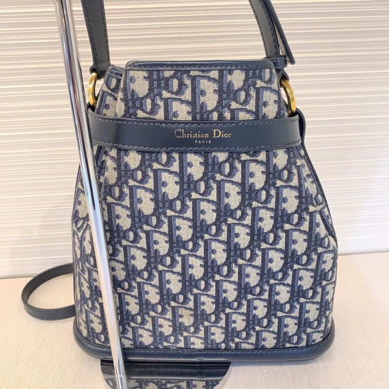 98新 Dior迪奥 oblique中号老花水桶包 背法多种 精致又精巧-6