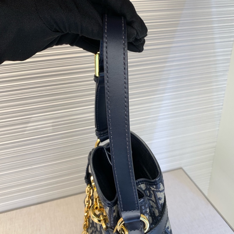 98新 Dior迪奥 oblique中号老花水桶包 背法多种 精致又精巧-11