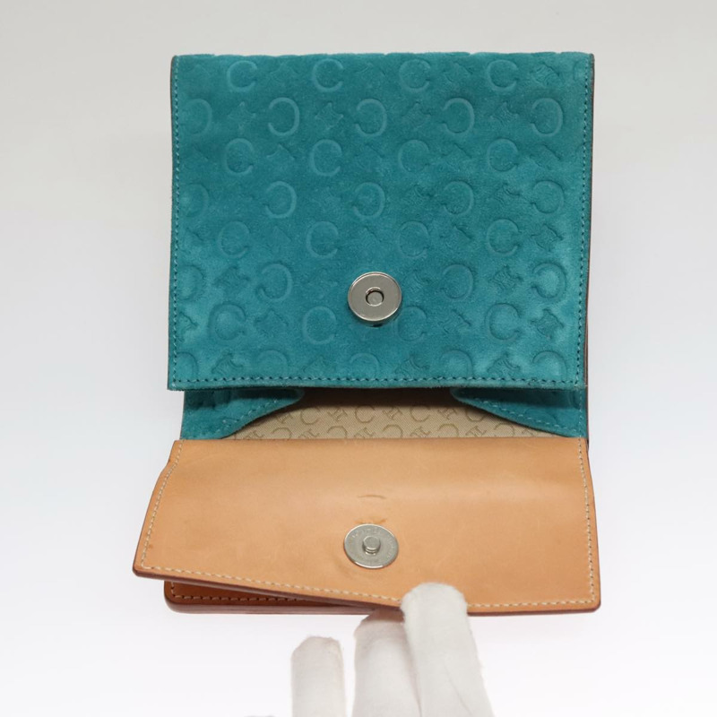 【日本直送】CELINE C Macadam 帆布手提包 藍色 正品 107897-14