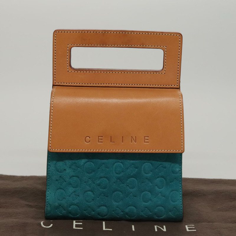 【日本直送】CELINE C Macadam 帆布手提包 藍色 正品 107897-22