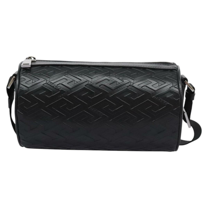 【日本直送】VERSACE 肩背包 皮革 黑色 正品 114763-1