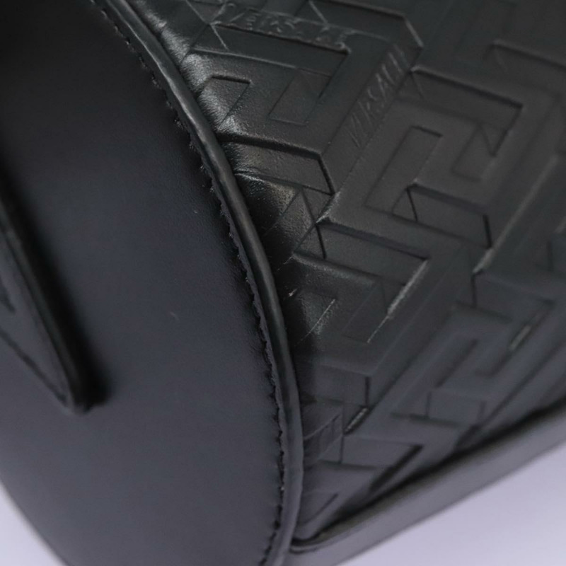 【日本直送】VERSACE 肩背包 皮革 黑色 正品 114763-9