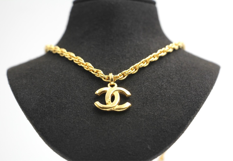Chanel Vintage 81-85年鍍金鏈條鎖骨頸鏈-5