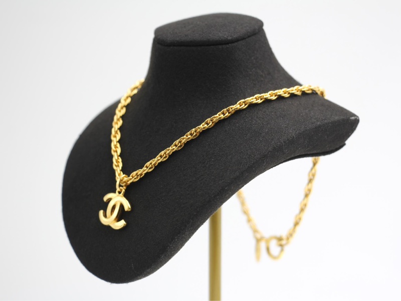 Chanel Vintage 81-85年鍍金鏈條鎖骨頸鏈-7