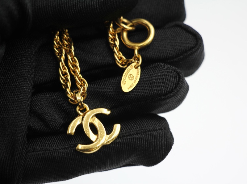 Chanel Vintage 81-85年鍍金鏈條鎖骨頸鏈-8