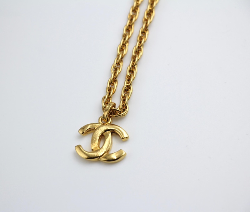 Chanel Vintage 81-85年鍍金鏈條鎖骨頸鏈-13