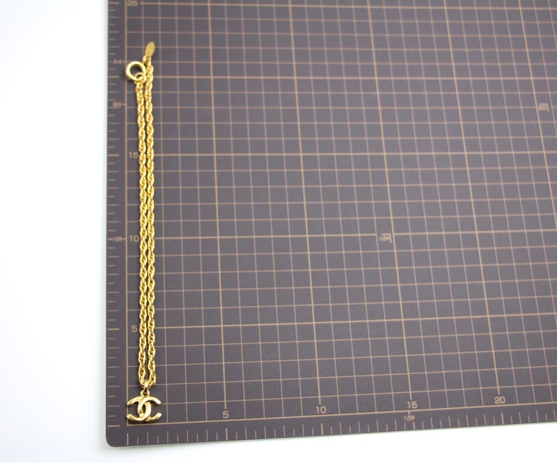 Chanel Vintage 81-85年鍍金鏈條鎖骨頸鏈-14