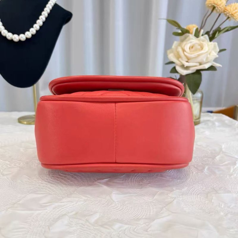 Chanel 17A handle V紋小郵差手提斜背包 20*18*8 98新 配件塵袋-3