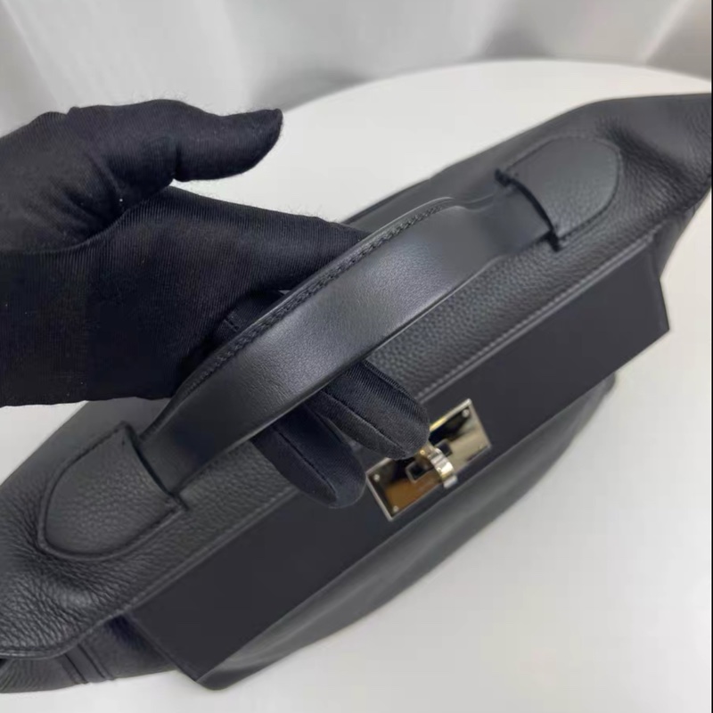 愛馬仕 Hermes 2424大號  35cm 黑銀 D刻-8