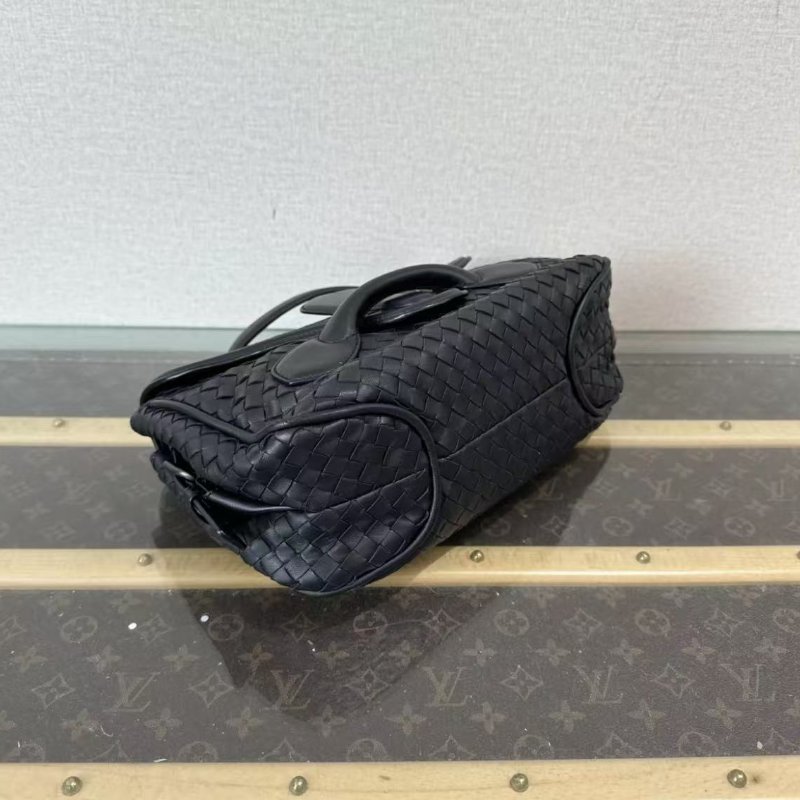 ✨BV 經典編織黑色肩背斜背包鍊條包 29*18*11 98新配件塵袋-3