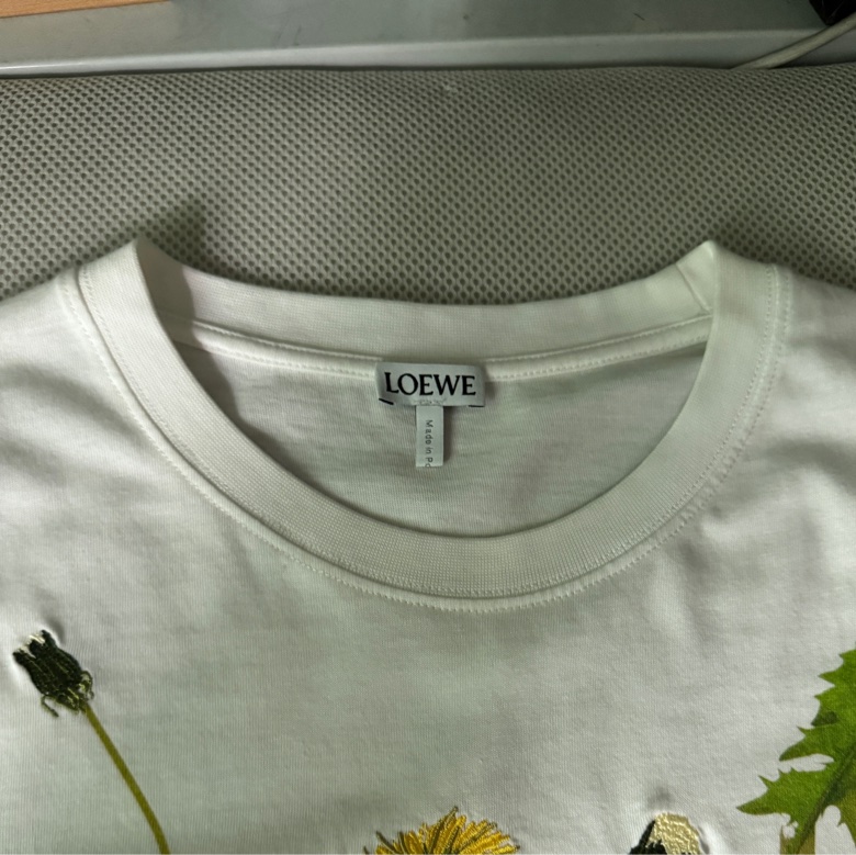Loewe Anagram flowers T-shirt in cotton (XS)-11