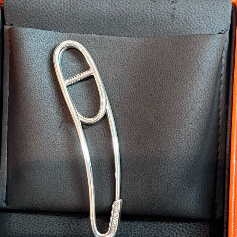 純銀 Hermès Chaine d’Ancre Punk 別針胸針 Sterling Silver Chaine d'Ancre Punk Brooch Pin-2