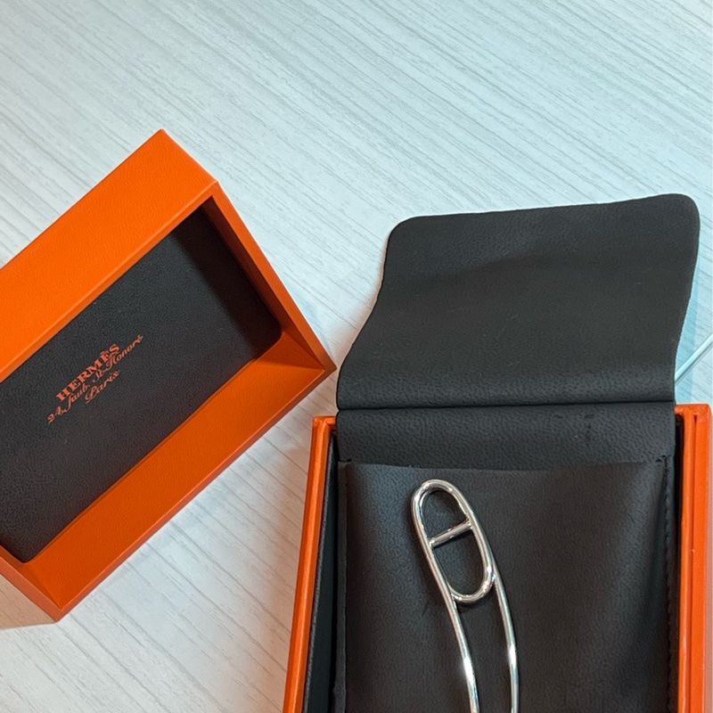 純銀 Hermès Chaine d’Ancre Punk 別針胸針 Sterling Silver Chaine d'Ancre Punk Brooch Pin-4