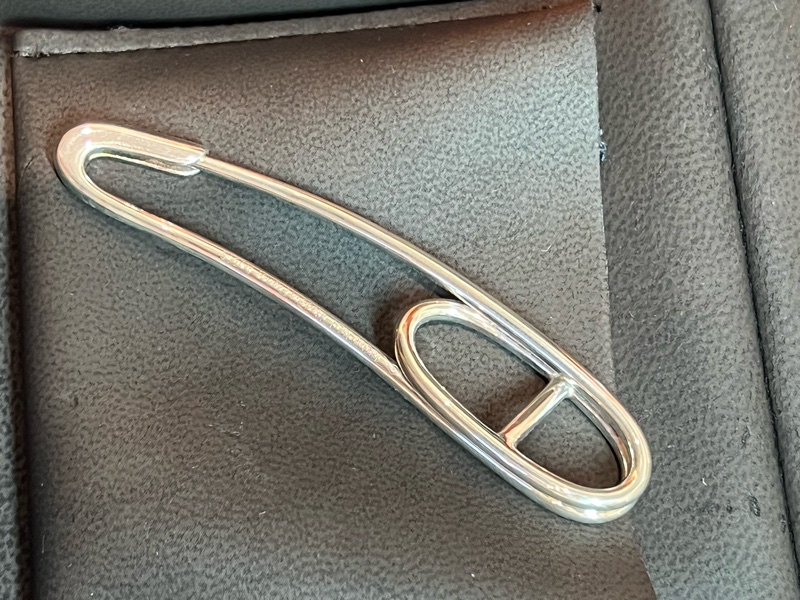 純銀 Hermès Chaine d’Ancre Punk 別針胸針 Sterling Silver Chaine d'Ancre Punk Brooch Pin-6