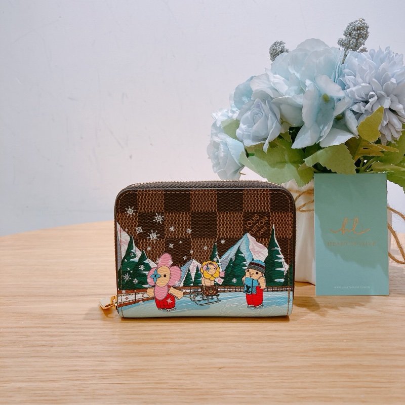 TW4285 LOUIS VUITTON 路易威登經典棋盤紋聯盛款拉鍊銀包ZIPPY COIN PURSE-0