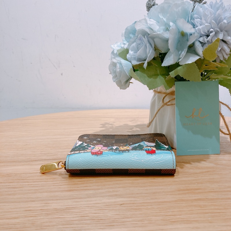 TW4285 LOUIS VUITTON 路易威登經典棋盤紋聯盛款拉鍊銀包ZIPPY COIN PURSE-2