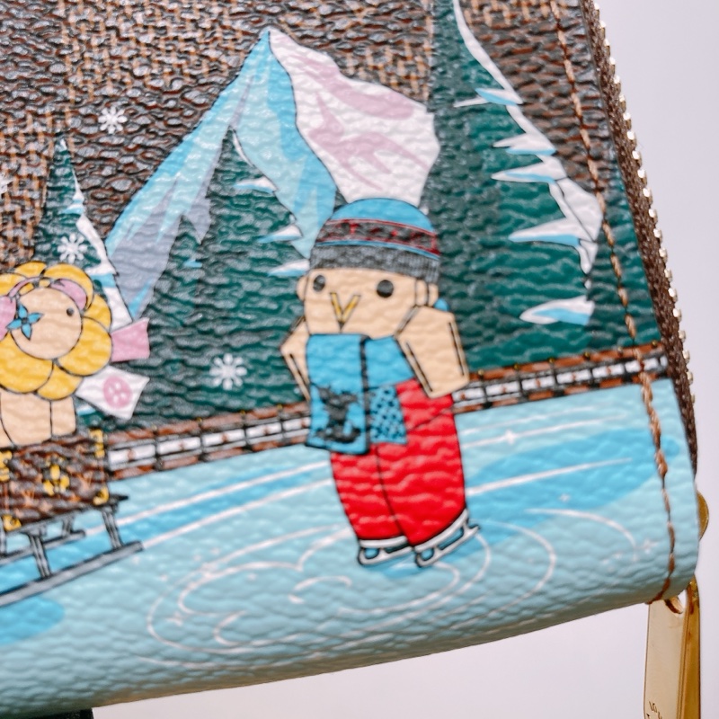 TW4285 LOUIS VUITTON 路易威登經典棋盤紋聯盛款拉鍊銀包ZIPPY COIN PURSE-9