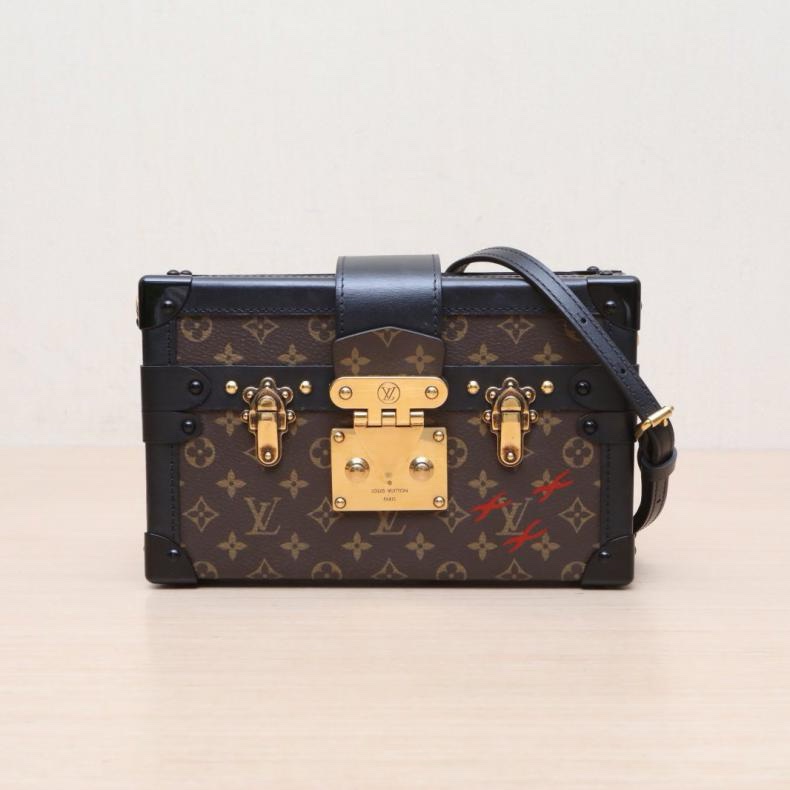 LOUIS VUITTON(路易威登) PETITE MALLE 月光寶盒 20拼 老花 /PVC 晶片 20 拼PVC-0