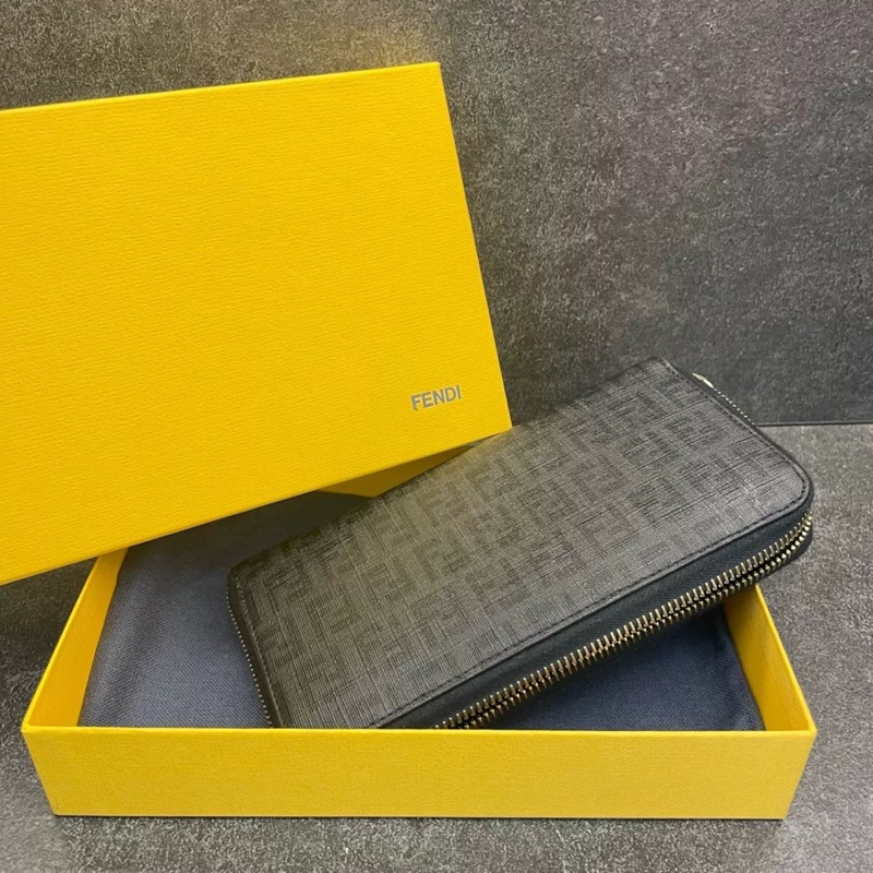🈶台灣購證 #全新全配 Fendi黑老花長夾 🉑送禮🎁-0
