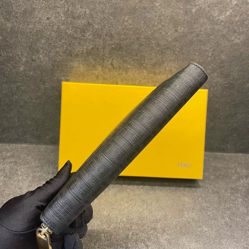 🈶台灣購證 #全新全配 Fendi黑老花長夾 🉑送禮🎁-3