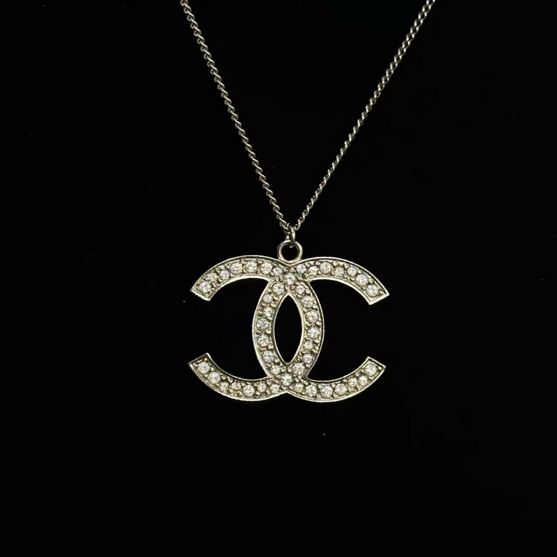 🈶購證 #近新閒置 香奈兒大雙c logo毛衣鏈/項鍊-10