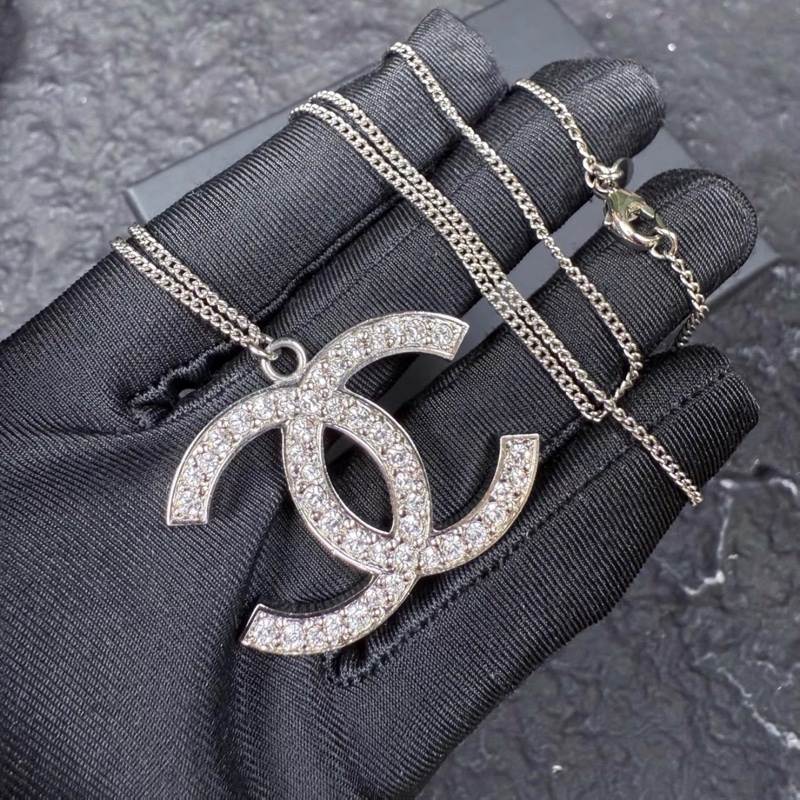 🈶購證 #近新閒置 香奈兒大雙c logo毛衣鏈/項鍊-11