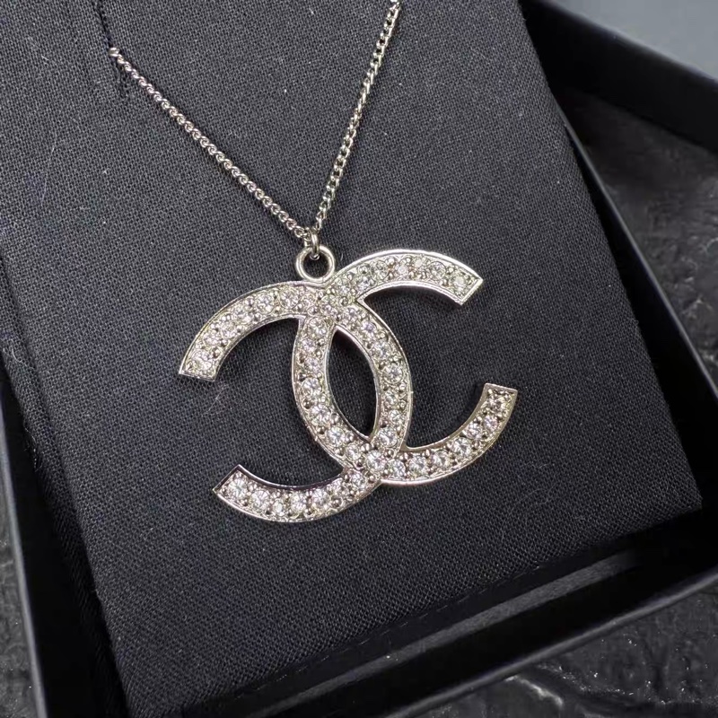 🈶購證 #近新閒置 香奈兒大雙c logo毛衣鏈/項鍊-15