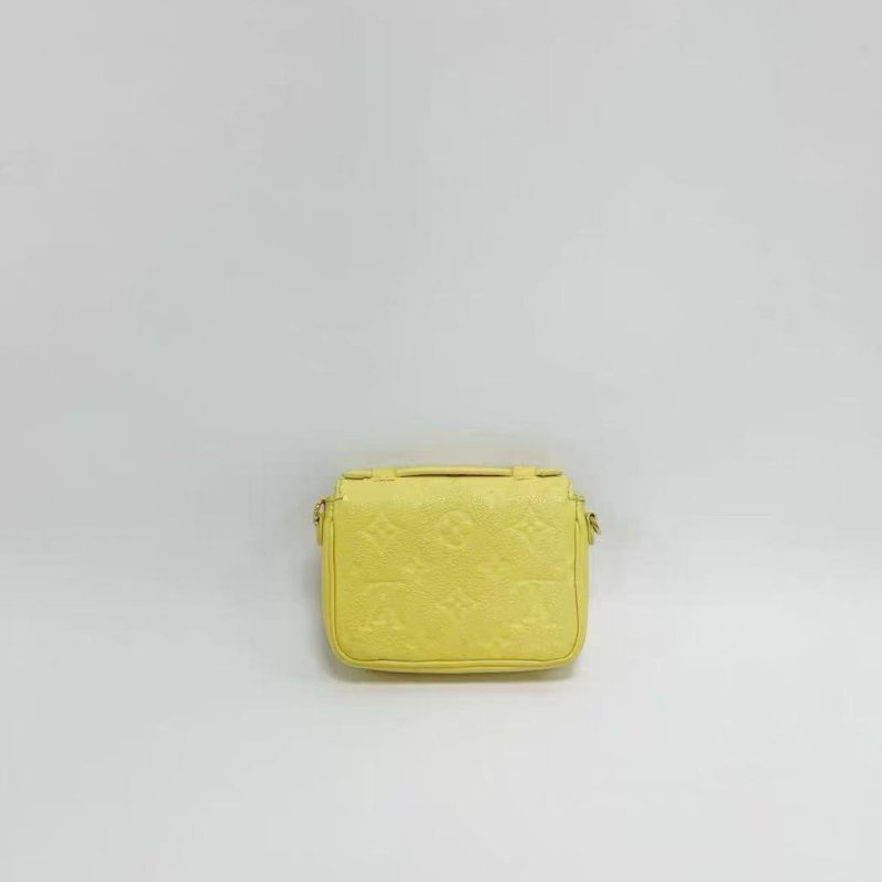 LV 米黃色mini小郵差包 99新配件塵袋-2