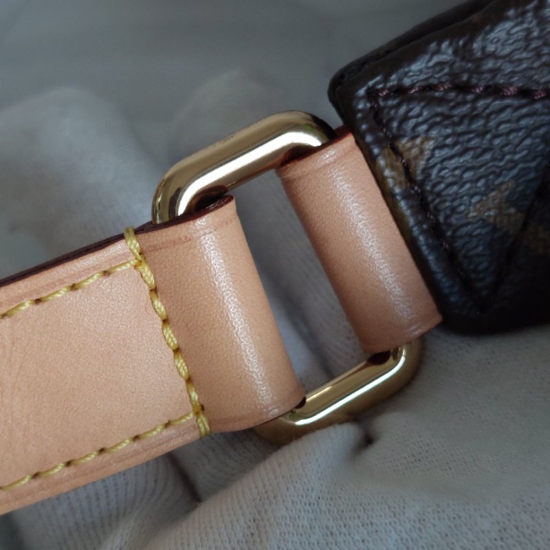 LV M43644 Bumbag🎀現品實拍 🎀 9.3成新Monogram老花字紋 腰包 斜背包 胸口包-55